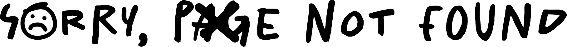 Sorry page not found
